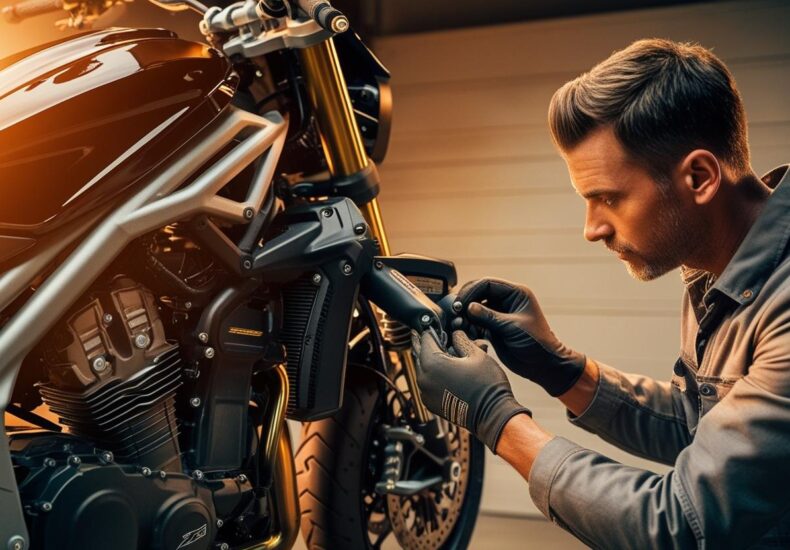 Motorrad Federung anpassen für mehr Komfort