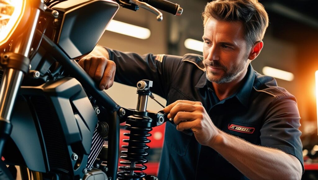Optimale Federungseinstellungen für Sportmotorräder