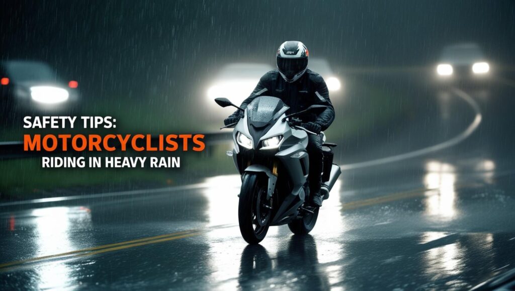 Sicherheitstipps für Motorradfahrer bei Regen: So bleibst du sicher auf nassen Straßen