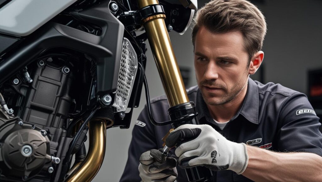 Fahrwerksoptimierung Motorrad