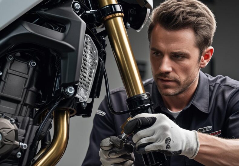Fahrwerksoptimierung Motorrad