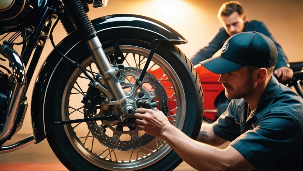 Motorrad Bremsen Wartung Anleitung