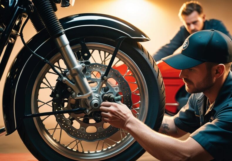 Motorrad Bremsen Wartung Anleitung