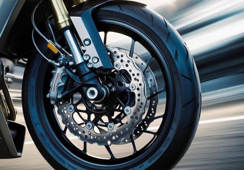Motorrad Bremsen warten
