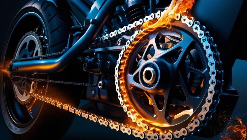 Wie funktioniert der Kettenantrieb beim Motorrad?