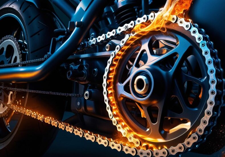 Wie funktioniert der Kettenantrieb beim Motorrad?