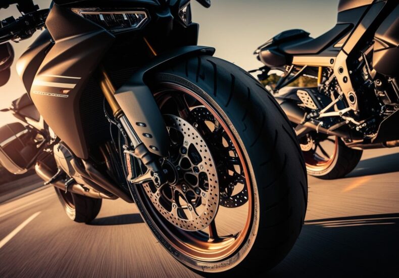 Unterschiedliche Reifentechniken bei Motorrädern