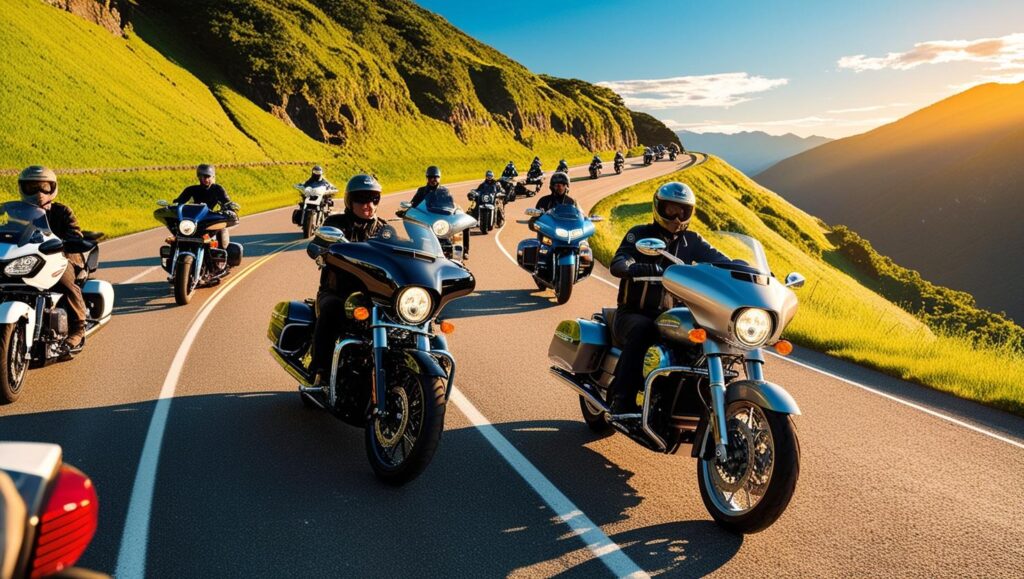 Wie plane ich eine Motorradtour?
